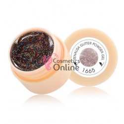 Gel UV / LED Venalisa color pentru unghii 5gr Cod 1665 cu sclipici 